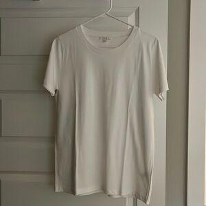COS Stores Perfect Lightweight Cotton T-shirt M White